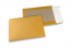 Papprückwandtaschen farbig - Gold, 162 x 229 mm | Couvertsbestellen.ch