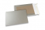 Papprückwandtaschen farbig - Silber, 162 x 229 mm | Couvertsbestellen.ch
