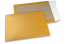 Papprückwandtaschen farbig - Gold, 229 x 324 mm | Couvertsbestellen.ch