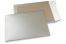 Papprückwandtaschen farbig - Silber, 229 x 324 mm | Couvertsbestellen.ch