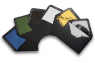 Gefütterten couverts Schwarz  | Couvertsbestellen.ch