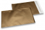 Bronzene Foliencouverts matt metallic farbig - 180 x 250 mm | Couvertsbestellen.ch