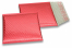 Luftpolstertaschen metallic umweltfreundlich - Rot 165 x 165 mm | Couvertsbestellen.ch