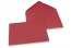 Farbige Couverts  für Glückwunschkarten - Dunkelrot, 162 x 229 mm | Couvertsbestellen.ch