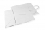 Tragetaschen aus Papier mit gedrehten Papierkordeln - weiß, 320 x 140 x 420 mm, 100 Gramm | Couvertsbestellen.ch