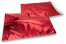 Rote Metallic Foliencouverts - 229 x 324 mm | Couvertsbestellen.ch