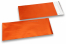 Orange Foliencouverts matt metallic farbig - 110 x 220 mm | Couvertsbestellen.ch