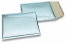 Luftpolstertaschen metallic umweltfreundlich - Eisblau 180 x 250 mm | Couvertsbestellen.ch