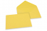 Farbige Couverts für Glückwunschkarten - Sonnenblumengelb, 162 x 229 mm | Couvertsbestellen.ch