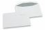 Couverts Standard weiß, 114 x 162 mm (C6), 80 Gramm, gummiert, Gewicht pro Stück ca. 3 Gr. | Couvertsbestellen.ch