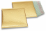 Luftpolstertaschen metallic umweltfreundlich - Gold 165 x 165 mm | Couvertsbestellen.ch