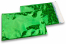 Grüne Holografische Metallic Foliencouverts - 162 x 229 mm | Couvertsbestellen.ch