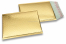 Luftpolstertaschen metallic umweltfreundlich - Gold 180 x 250 mm | Couvertsbestellen.ch