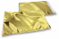 Goldene Metallic Foliencouverts - 229 x 324 mm | Couvertsbestellen.ch