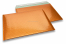 Luftpolstertaschen metallic umweltfreundlich - Orange 320 x 425 mm | Couvertsbestellen.ch