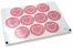 Liebe-Verschlusssiegel - rosa mit weißem Herz mit Blättern | Couvertsbestellen.ch