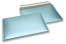 Luftpolstertaschen matt metallic umweltfreundlich - Eisblau 235 x 325 mm | Couvertsbestellen.ch