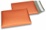 Luftpolstertaschen matt metallic umweltfreundlich - Orange 180 x 250 mm | Couvertsbestellen.ch