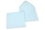 Farbige Couverts  für Glückwunschkarten  - Hellblau, 155 x 155 mm | Couvertsbestellen.ch
