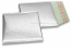 Luftpolstertaschen metallic umweltfreundlich - Silber 165 x 165 mm | Couvertsbestellen.ch