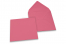 Farbige Couverts  für Glückwunschkarten - Rosa, 155 x 155 mm | Couvertsbestellen.ch