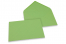 Farbige Couverts  für Glückwunschkarten  - Hellgrün, 162 x 229 mm | Couvertsbestellen.ch