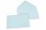 Farbige Couverts  für Glückwunschkarten  - Hellblau, 114 x 162 mm | Couvertsbestellen.ch