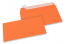 Farbige Couverts Papier - Orange, 110 x 220 mm | Couvertsbestellen.ch