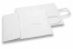Tragetaschen aus Papier mit gedrehten Papierkordeln - weiß, 260 x 120 x 350 mm, 90 Gramm | Couvertsbestellen.ch