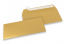 Farbige Couverts Papier - Gold metallic, 110 x 220 mm | Couvertsbestellen.ch