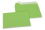 Farbige Couverts Papier - Apfelgrün, 114 x 162 mm | Couvertsbestellen.ch