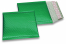Luftpolstertaschen metallic umweltfreundlich - Grün 165 x 165 mm | Couvertsbestellen.ch