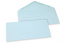 Farbige Couverts  für Glückwunschkarten - Hellblau, 110 x 220 mm | Couvertsbestellen.ch