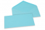 Farbige Couverts für Glückwunschkarten - Himmelblau, 110 x 220 mm | Couvertsbestellen.ch