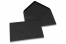 Farbige Couverts  für Glückwunschkarten - Schwarz, 125 x 175 mm | Couvertsbestellen.ch