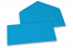  Farbige Couverts  für Glückwunschkarten - Meerblau, 110 x 220 mm | Couvertsbestellen.ch
