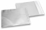 Silberne Foliencouverts matt metallic farbig - 165 x 165 mm | Couvertsbestellen.ch