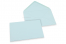 Farbige Couverts  für Glückwunschkarten - Hellblau, 125 x 175 mm | Couvertsbestellen.ch
