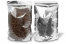 Metallic transparente Standbodenbeutel - Silber metallic, 200 x 300 x 100 mm - 1800 ml | Couvertsbestellen.ch