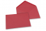 Farbige Couverts  für Glückwunschkarten - Rot, 133 x 184 mm | Couvertsbestellen.ch