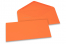 Farbige Couverts  für Glückwunschkarten - Orange, 110 x 220 mm | Couvertsbestellen.ch