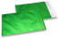 Grüne Foliencouverts matt metallic farbig - 180 x 250 mm | Couvertsbestellen.ch