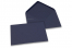 Farbige Couverts  für Glückwunschkarten - Dunkelblau, 125 x 175 mm | Couvertsbestellen.ch