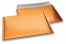 Luftpolstertaschen metallic umweltfreundlich - Orange 235 x 325 mm | Couvertsbestellen.ch