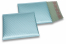 Luftpolstertaschen matt metallic umweltfreundlich - Eisblau 165 x 165 mm | Couvertsbestellen.ch