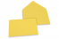 Farbige Couverts für Glückwunschkarten - Sonnenblumengelb, 114 x 162 mm | Couvertsbestellen.ch