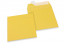 Farbige Couverts Papier - Sonnenblumengelb, 160 x 160 mm | Couvertsbestellen.ch