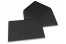 Farbige Couverts  für Glückwunschkarten - Schwarz, 162 x 229 mm | Couvertsbestellen.ch