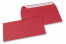 Farbige Couverts Papier - Rot, 110 x 220 mm | Couvertsbestellen.ch