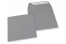 Farbige Couverts Papier - Grau, 160 x 160 mm | Couvertsbestellen.ch